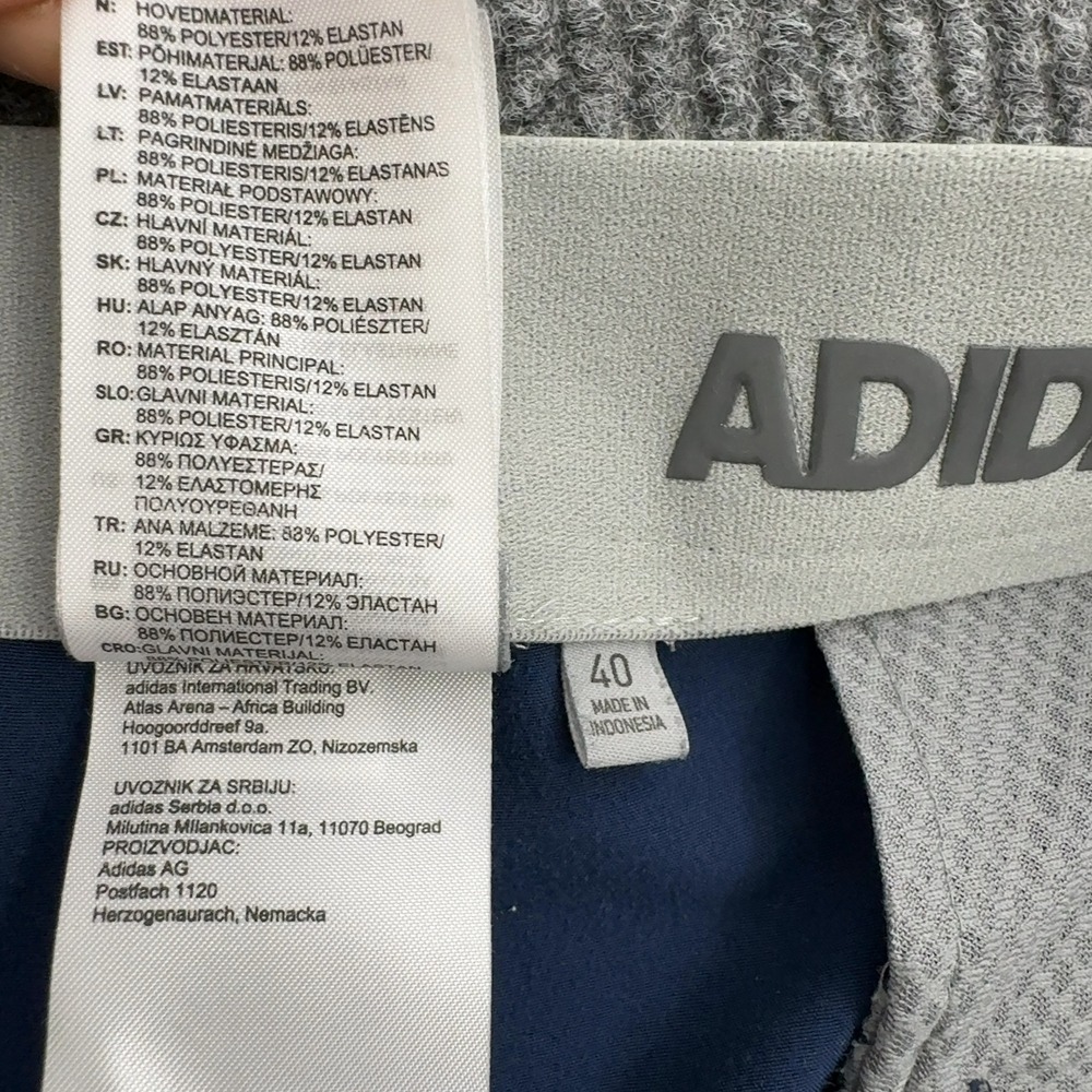 Adidas Shorts Mens 40 Blue Polyester Elastan Golf Athletic Performance Casual - Picture 5 of 8